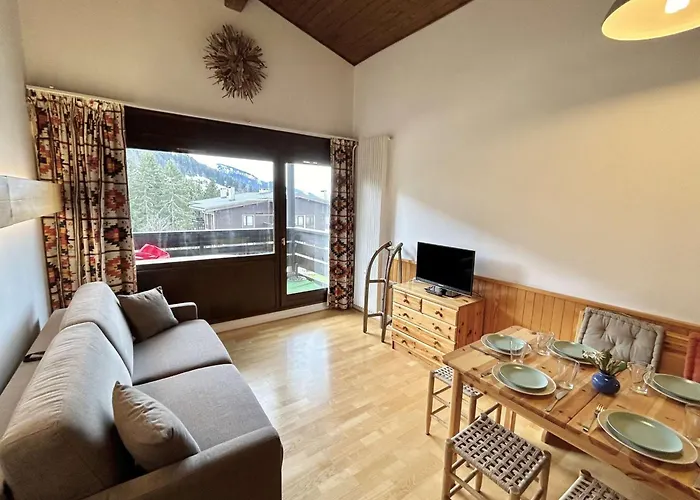 + Alcove 4 Couchages, Balcon, Parking, Skis - Proche Rochebrune, - Fr-1-597-168 Appartement Megève
